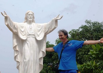 Inaugurazione della Statua del Cristo.